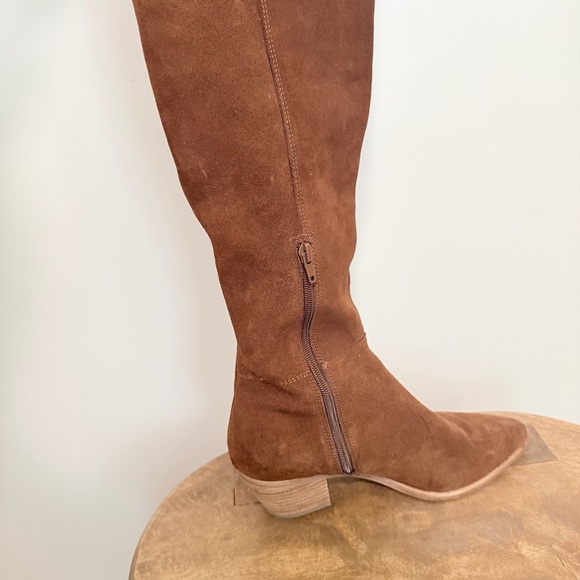 Steve Madden Brown Over the Knee Boots - Picture 4 of 10